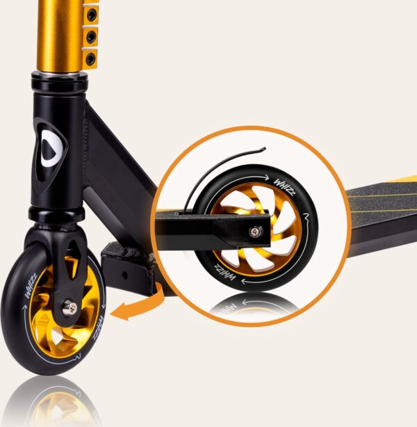 Autokreslini.lv | WHIZZ skrejritenis krāsa BLACK CARBON YELLOW bilde #5