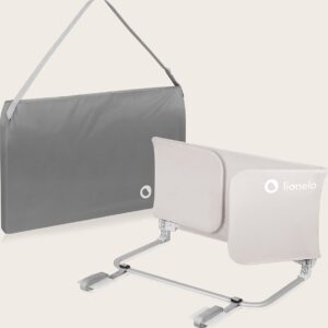 Lionelo LORA XL gultas malas aizsargs krāsa BEIGE SAND