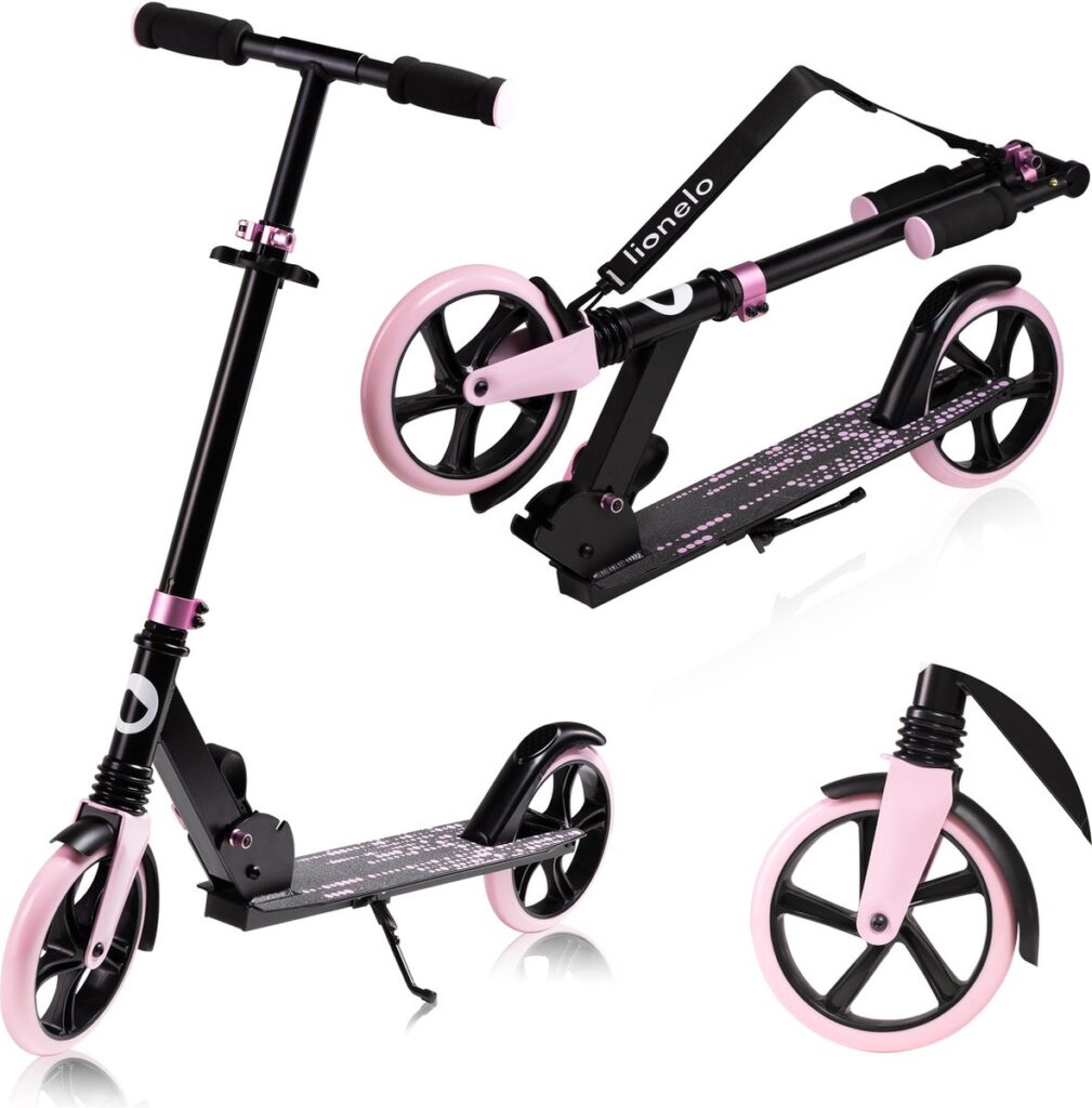 Lionelo LUCA skrejritenis krāsa BLACK CARBON PINK