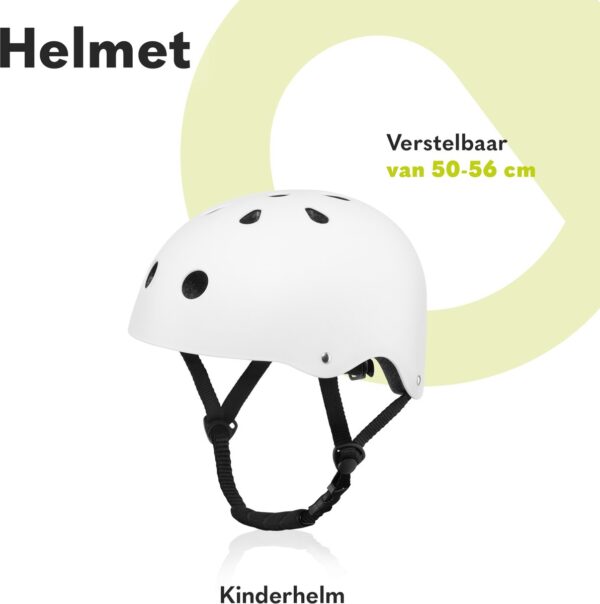Autokreslini.lv | bērnu velosipēda aizsargķivere krāsa WHITE bilde #13