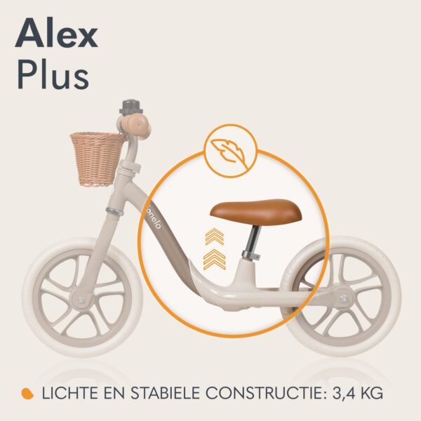 Autokreslini.lv | ALEX PLUS līdzsvara velosipēds bērniem krāsa BEIGE SAND bilde #7