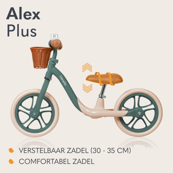 Autokreslini.lv | ALEX PLUS līdzsvara velosipēds bērniem krāsa GREEN FOREST bilde #5