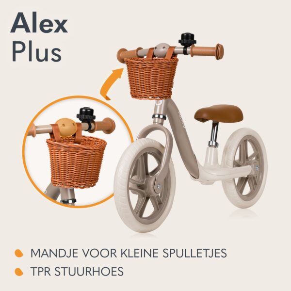 Autokreslini.lv | ALEX PLUS līdzsvara velosipēds bērniem krāsa BEIGE SAND bilde #17