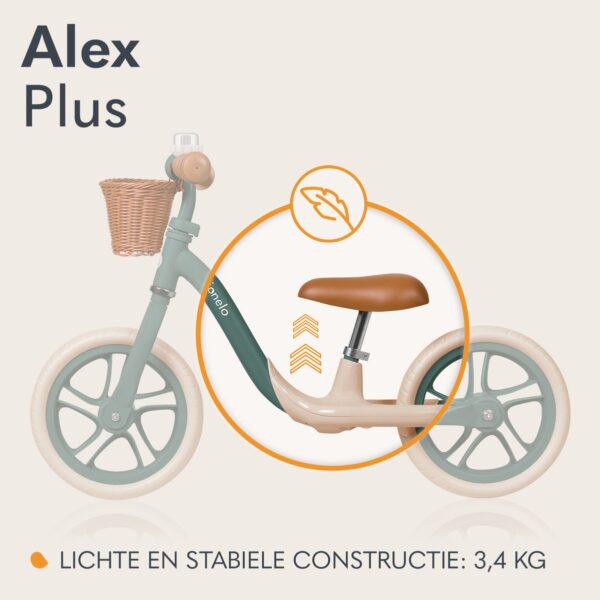 Autokreslini.lv | ALEX PLUS līdzsvara velosipēds bērniem krāsa GREEN FOREST bilde #15