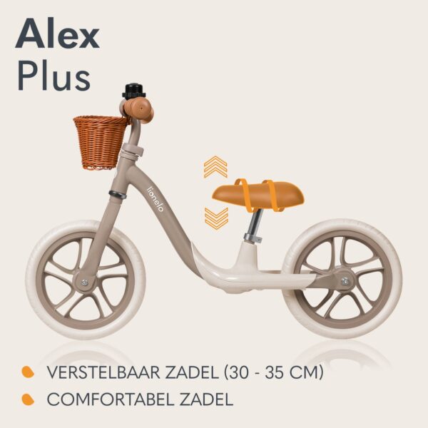 Autokreslini.lv | ALEX PLUS līdzsvara velosipēds bērniem krāsa BEIGE SAND bilde #21