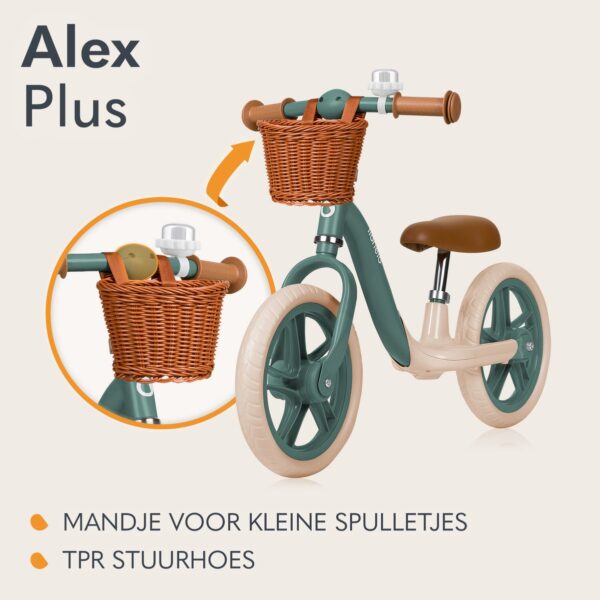 Autokreslini.lv | ALEX PLUS līdzsvara velosipēds bērniem krāsa GREEN FOREST bilde #17