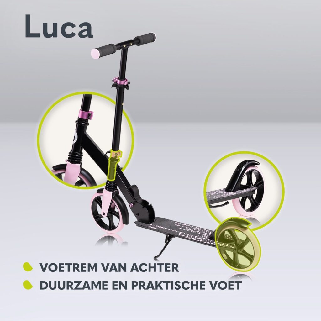 Lionelo LUCA skrejritenis krāsa BLACK CARBON PINK
