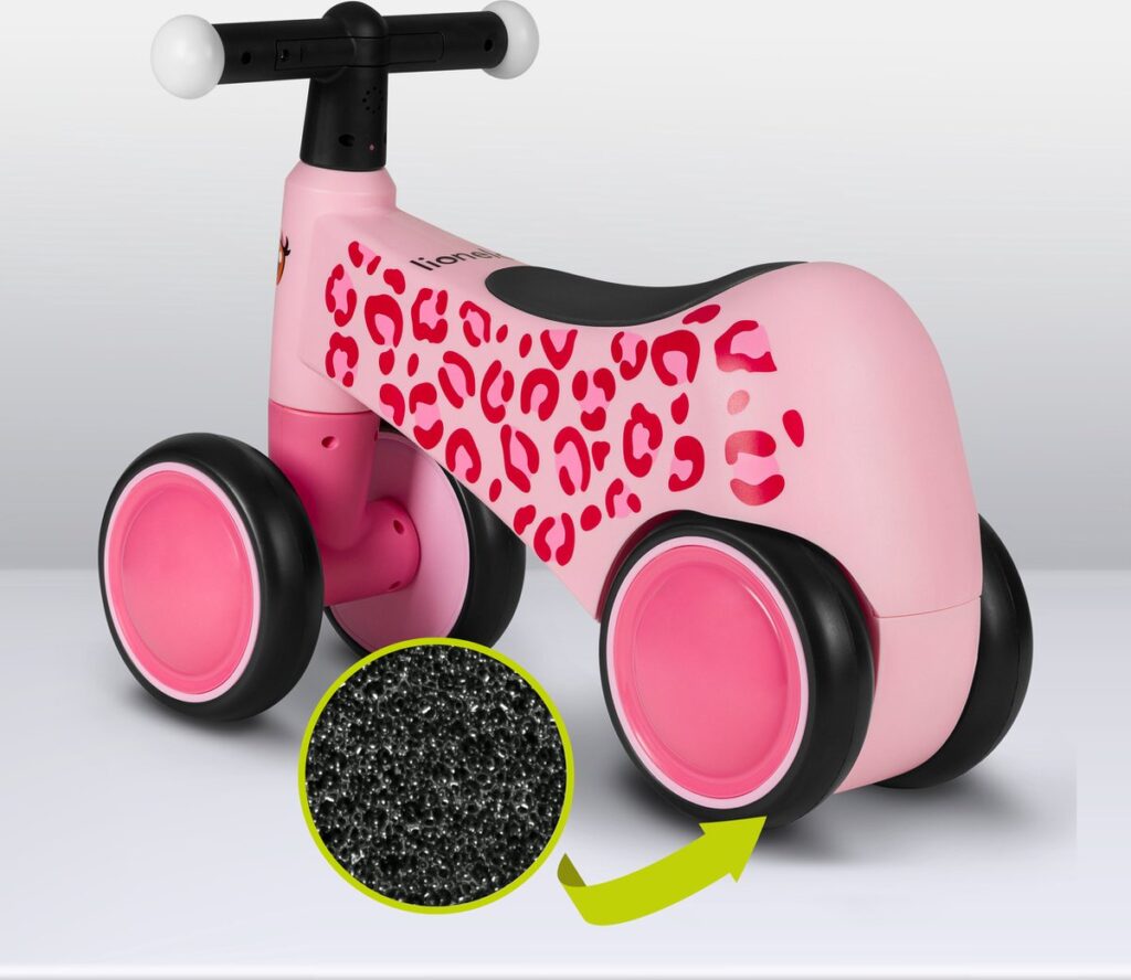 Lionelo SAMMY līdzsvara velosipēds mazuļiem krāsa PINK ROSE