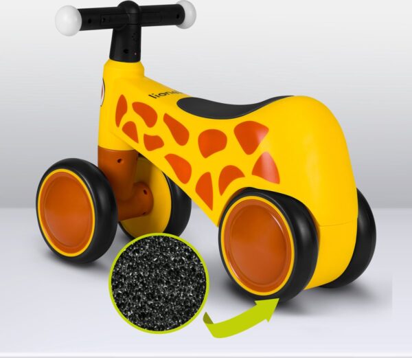 Autokreslini.lv | SAMMY līdzsvara velosipēds mazuļiem krāsa YELLOW HONEY bilde #15