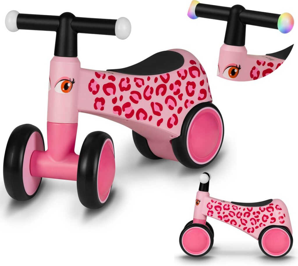 Lionelo SAMMY līdzsvara velosipēds mazuļiem krāsa PINK ROSE