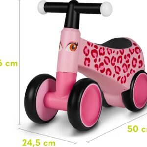 Lionelo SAMMY līdzsvara velosipēds mazuļiem krāsa PINK ROSE