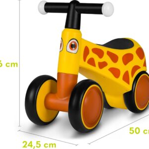 Lionelo SAMMY līdzsvara velosipēds mazuļiem krāsa YELLOW HONEY