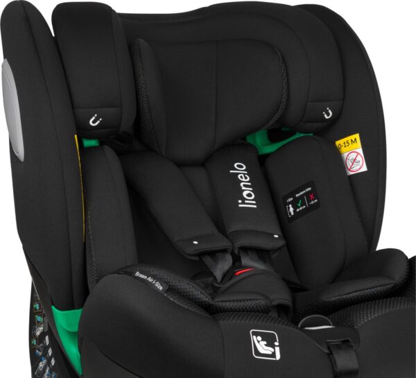 Autokreslini.lv | Braam AIR I-Size autokrēsliņš 40-150cm krāsa Black Carbon bilde #11