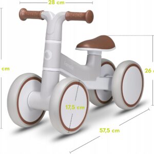 Lionelo VILLY līdzsvara velosipēds krāsa BEIGE LATTE