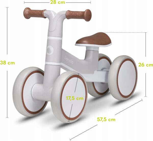 Autokreslini.lv | VILLY līdzsvara velosipēds krāsa BEIGE LATTE bilde #3