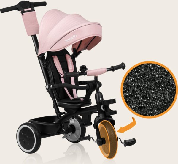 Autokreslini.lv | BERRY stumjams trīsritenis bērniem krāsa PINK ROSE bilde #25