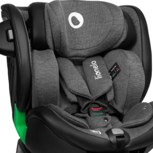 Lionelo Harmony I-Size autokrēsliņš 40-150cm krāsa Grey Graphite Leather