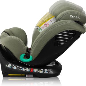Lionelo Bastiaan One I-Size autokrēsliņš bērniem 40-150cm krāsa Green Olive