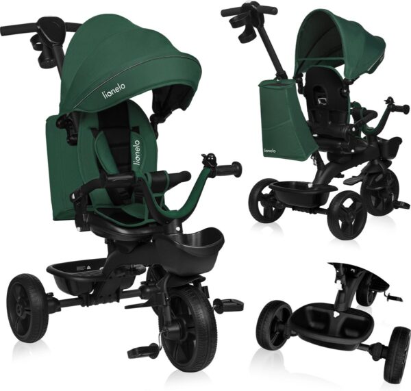 Autokreslini.lv | KORI stumjamais trīsritenis bērniem krāsa GREEN EMERALD bilde #7