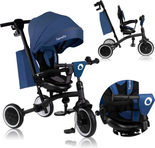 Autokreslini.lv | TRIS PLUS stumjamais trīsritenis krāsa BLUE DENIM bilde #1