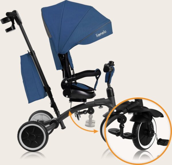 Autokreslini.lv | TRIS PLUS stumjamais trīsritenis krāsa BLUE DENIM bilde #9