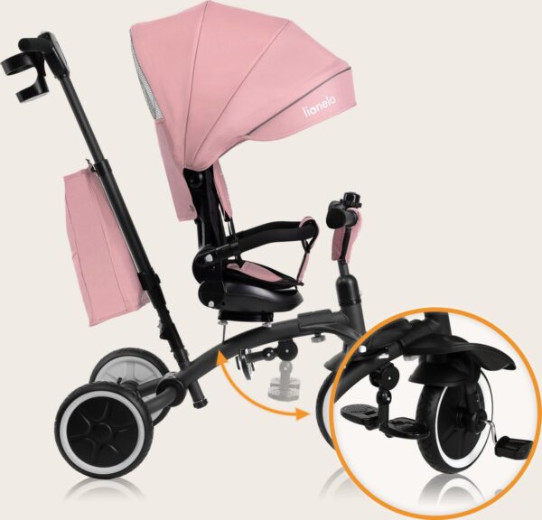 Autokreslini.lv | TRIS PLUS stumjamais trīsritenis krāsa PINK ROSE bilde #15