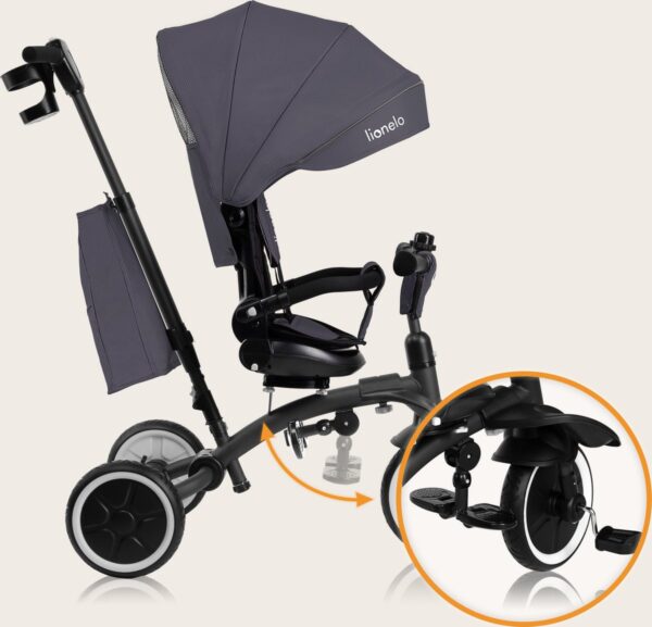 Autokreslini.lv | TRIS PLUS stumjamais trīsritenis krāsa GREY STONE bilde #13