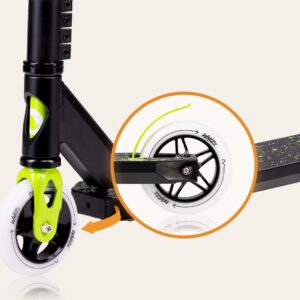 Lionelo WHIZZ skrejritenis krāsa GREEN LIME BLACK