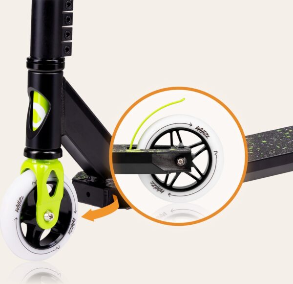 Autokreslini.lv | WHIZZ skrejritenis krāsa GREEN LIME BLACK bilde #17