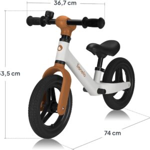 Lionelo TONI līdzsvara velosipēds krāsa BEIGE SAND