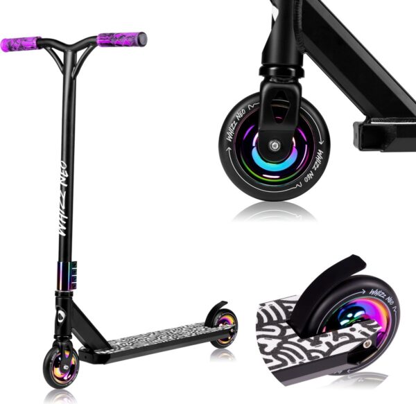 Autokreslini.lv | WHIZZ skrejritenis krāsa NEO BLACK CARBON MULTICOLOR bilde #3
