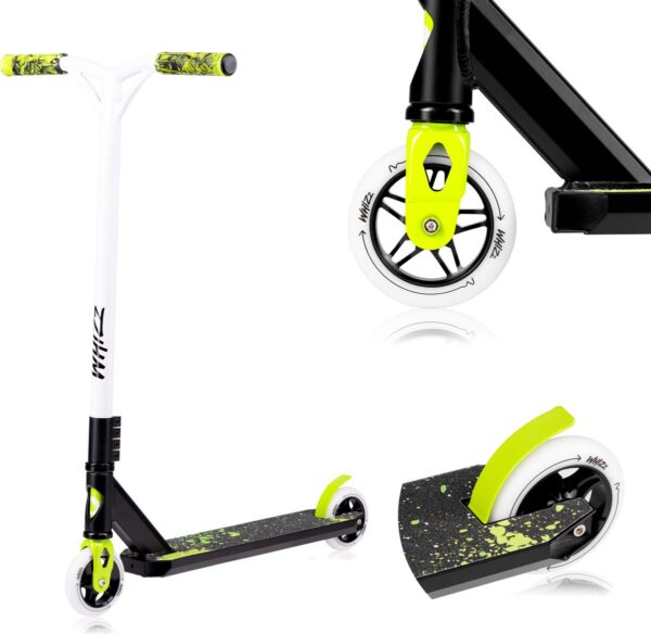 Autokreslini.lv | WHIZZ skrejritenis krāsa GREEN LIME BLACK bilde #3