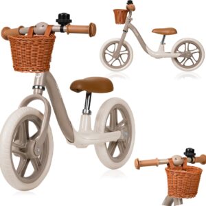 Lionelo ALEX PLUS līdzsvara velosipēds bērniem krāsa BEIGE SAND