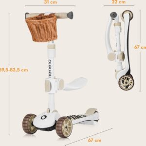 Lionelo FRANKY skrejritenis krāsa BEIGE