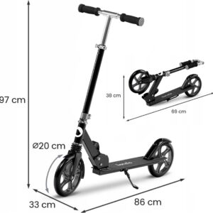 Lionelo LUCA skrejritenis krāsa  BLACK GRAPHITE