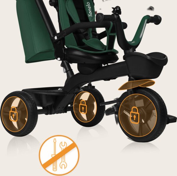Autokreslini.lv | KORI stumjamais trīsritenis bērniem krāsa GREEN EMERALD bilde #29