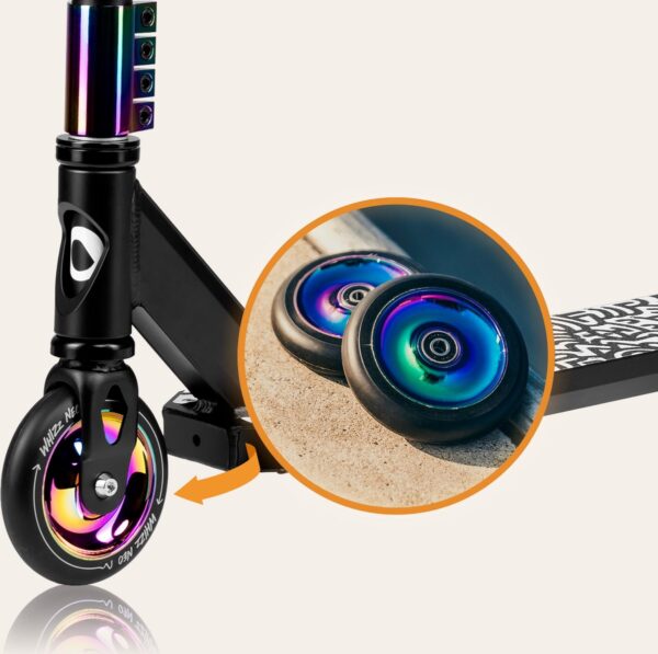 Autokreslini.lv | WHIZZ skrejritenis krāsa NEO BLACK CARBON MULTICOLOR bilde #5