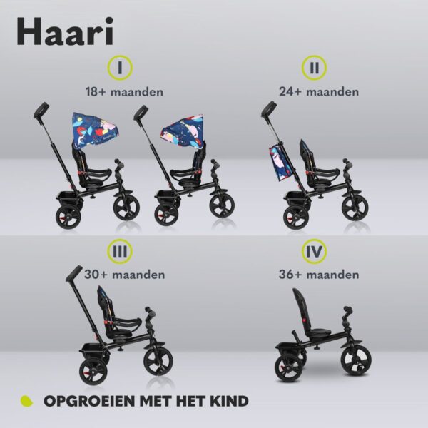 Autokreslini.lv | HAARI trīsritenis krāsa BLUE NAVY bilde #5