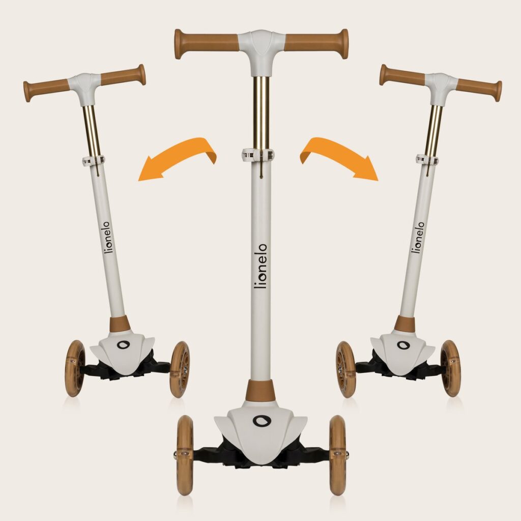 Lionelo JESSY skrejritenis krāsa GREY BROWN