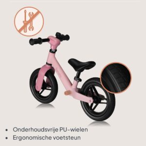 Lionelo TONI līdzsvara velosipēds krāsa PINK ROSE