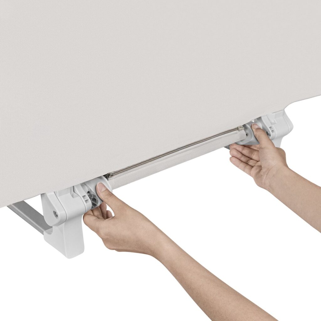 Lionelo LORA gultas malas aizsargs krāsa BEIGE SAND