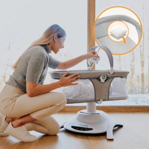 Lionelo BELLA SET mazuļu šūpuļkrēsliņa komplekts krāsa GREY CONCRETE