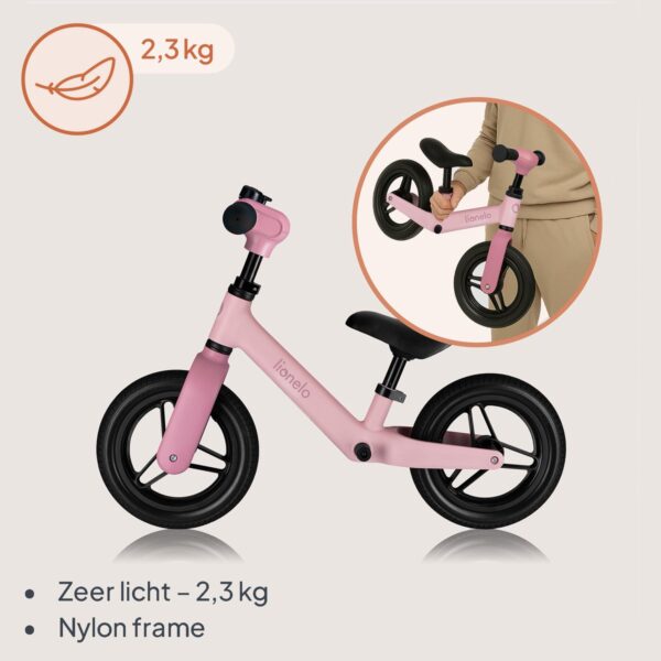 Autokreslini.lv | TONI līdzsvara velosipēds krāsa PINK ROSE bilde #9