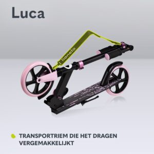 Lionelo LUCA skrejritenis krāsa BLACK CARBON PINK