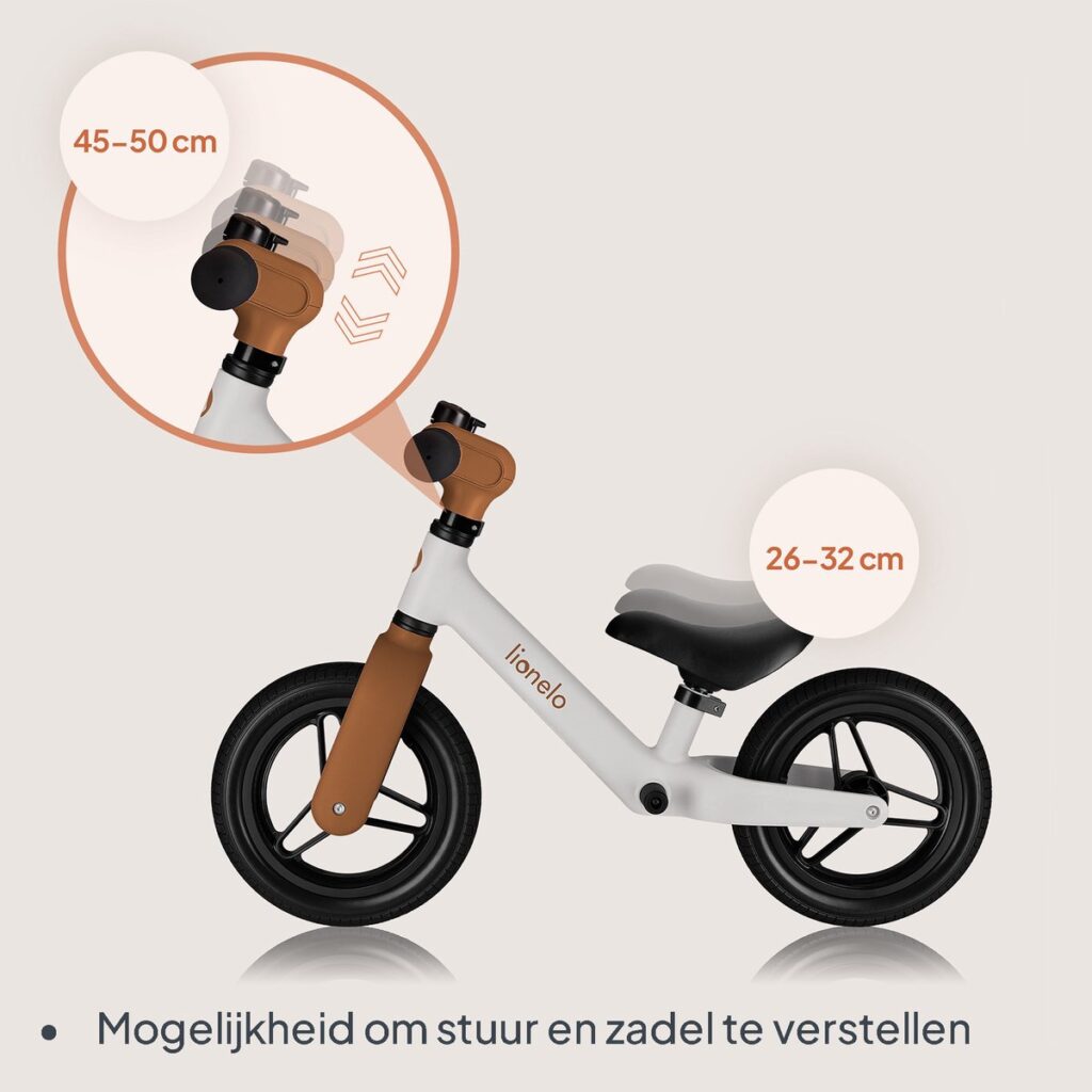 Lionelo TONI līdzsvara velosipēds krāsa BEIGE SAND