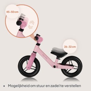 Lionelo TONI līdzsvara velosipēds krāsa PINK ROSE