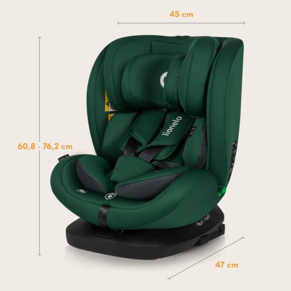 Autokreslini.lv | Bastiaan I-Size autokrēsliņš bērniem 40-150cm krāsa Green Forest bilde #25