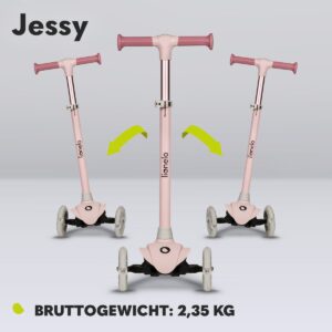 Lionelo JESSY skrejritenis krāsa PINK ROSE