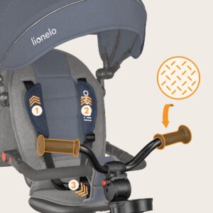 Lionelo HAARI stumjamais trīsritenis bērniem krāsa JEANS