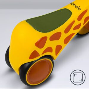 Lionelo SAMMY līdzsvara velosipēds mazuļiem krāsa YELLOW HONEY